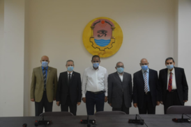 Aswan University president chairs the selection committee of faculty of science dean