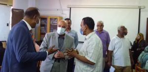 President of Aswan University Follow up educational process 2021/2022