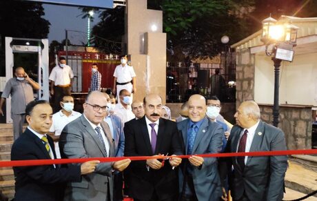 President of Aswan University witness the opening of the second book fair