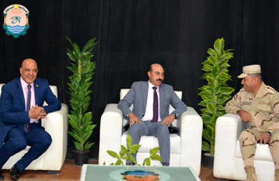 LAUNCHING THE NAME OF FIELD MARSHAL TANTAWY ON THE CONFERENCE HALL ON THE UNIVERSITY CAMPUS IN SAHARY
