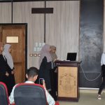 مناقشة المشاريع البحثية لطلاب الكلية