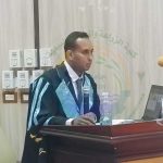 مناقشة رسالة الماجستير للباحث / وليد أحمد حسن محمد