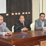 عقد لقاء مع طلاب الدراسات العليا بكلية الزراعة والموارد الطبيعية