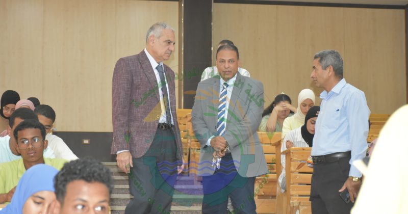 جولة تفقدية للجان امتحانات الفصل الدراسي الثاني للعام الجامعي 2025-2026